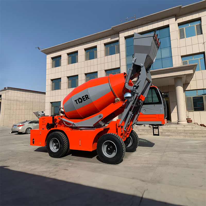 4.2m³ One-Piece Frame Concrete Mix Truck For Sale