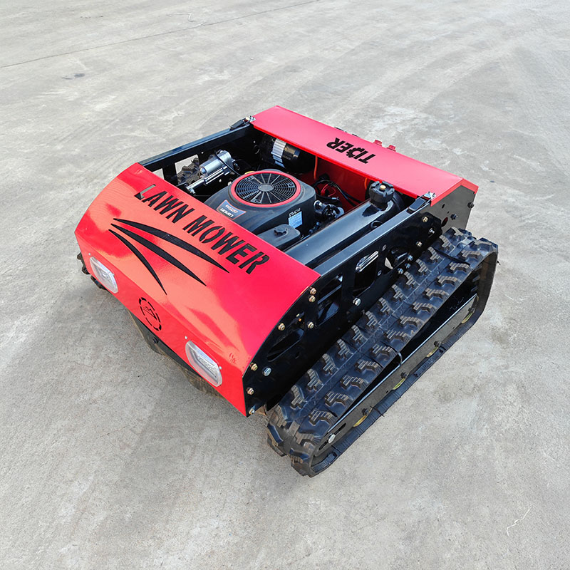 0.8m Remote Control Crawler Lawn Mower with Gasoline Engine
