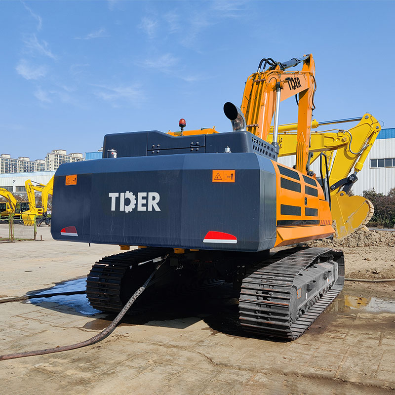 Máy xúc điện có dây dẫn 24 tấn tiết kiệm năng lượng đến 70%.
