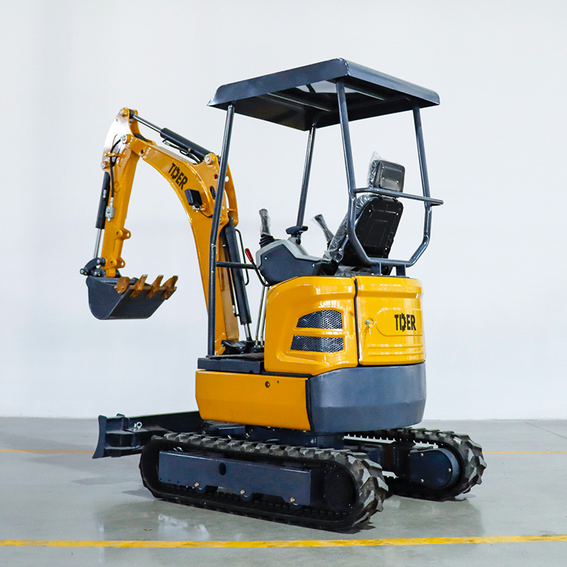 Máy xúc mini 2 tấn với khung gầm dạng ống lồng