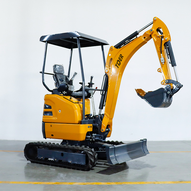 Máy xúc mini 2 tấn với khung gầm dạng ống lồng