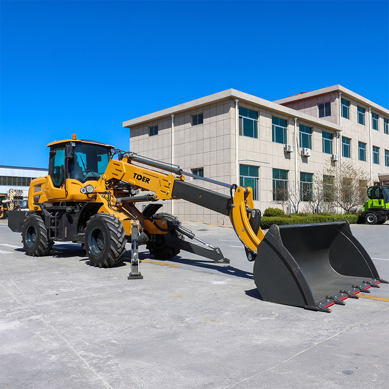 Máy xúc lật cần trục khớp nối 2,5 tấn